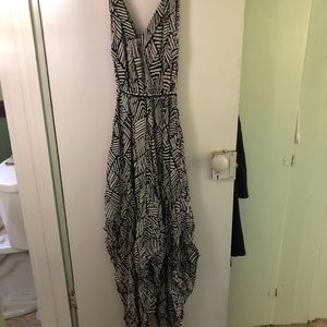 World Market zebra jumpsuit L/XL